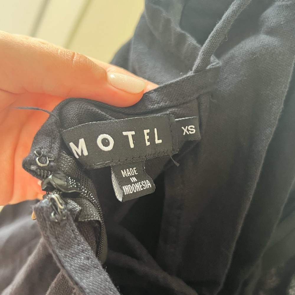 Black Motel Rocks Mini Dress - Picture 3 of 3